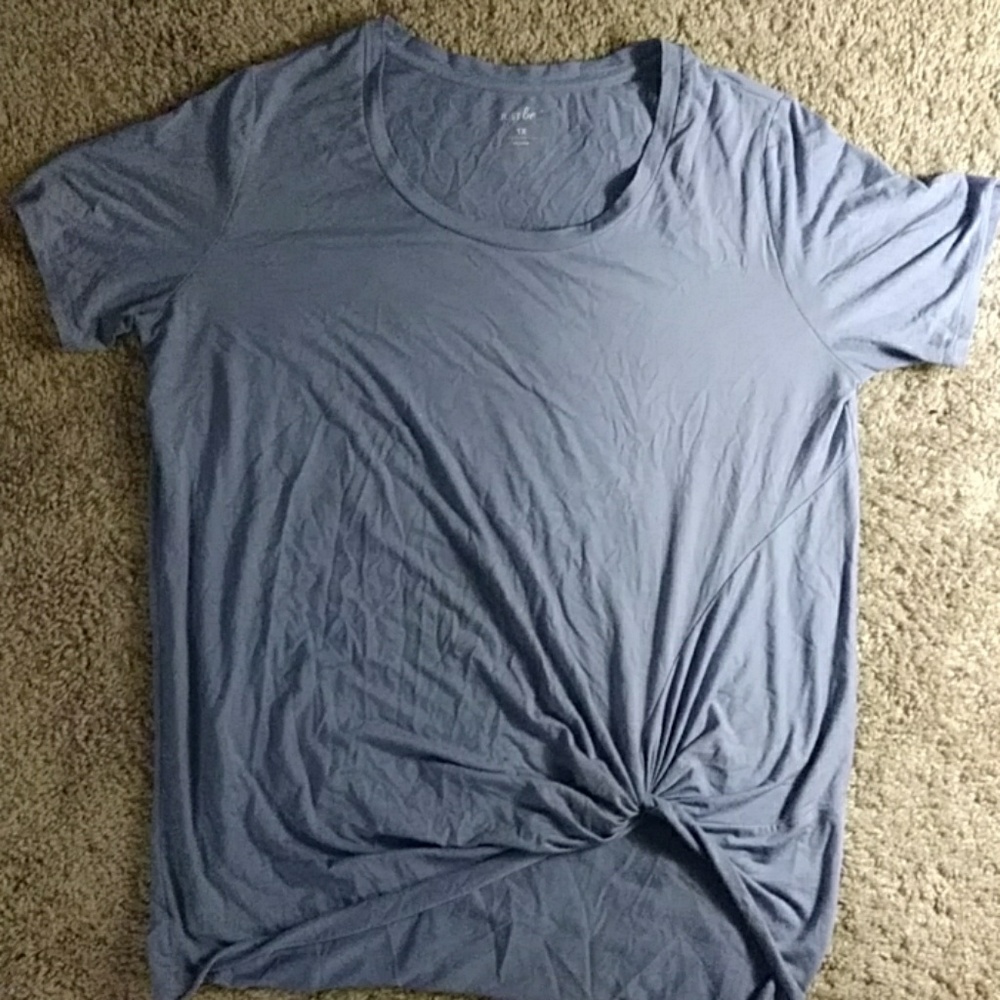 Shirt light blue gray